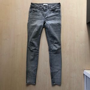 Abercrombie & Fitch gray stretch skinny jeans